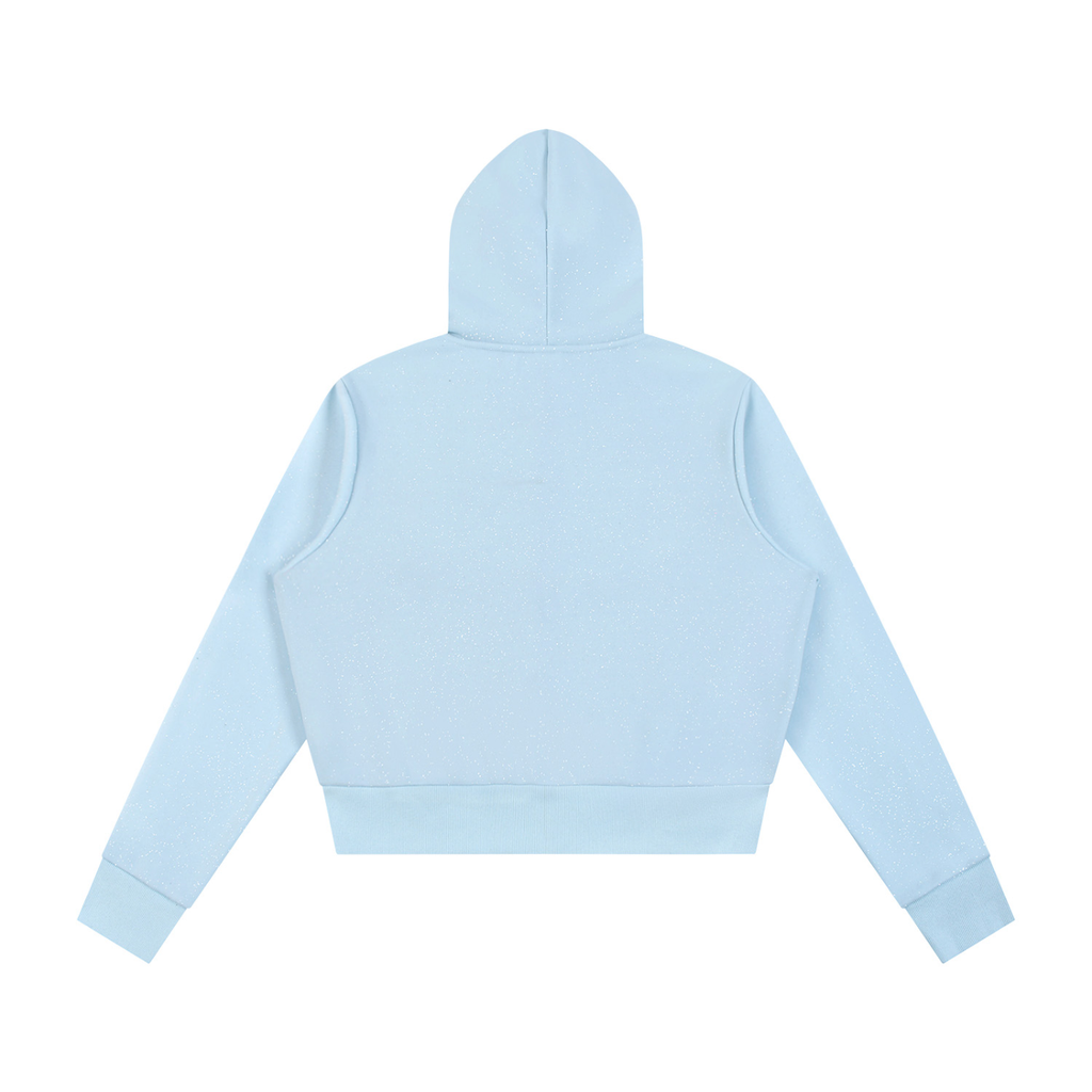 Women's Sparkles Fleece Full Zip Hoodie