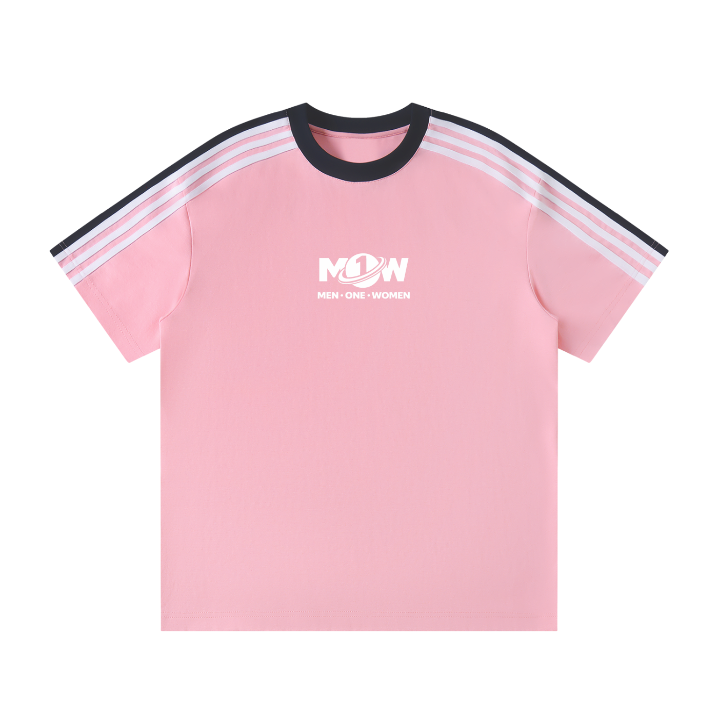 Unisex Colorblock Striped T-Shirt