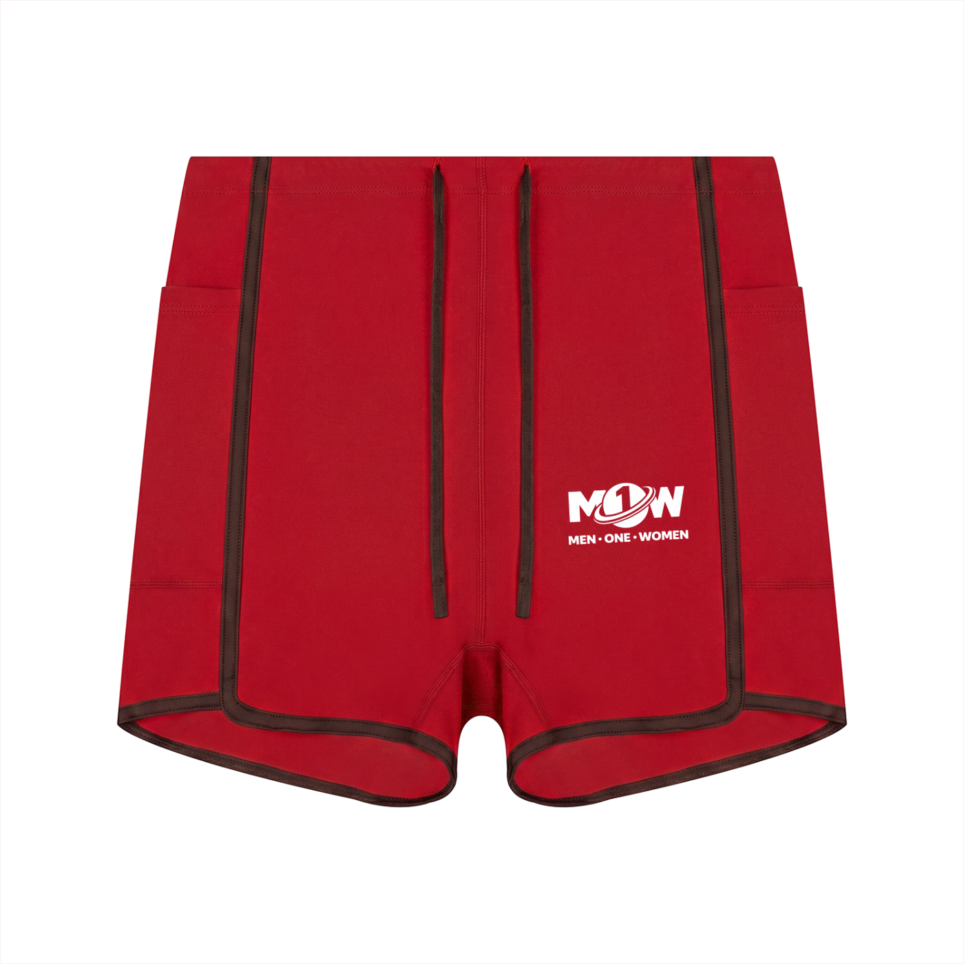 Women's High Rise Color Block Yoga Shorts