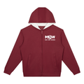 Unisex Drop Shoulder Full Zip Hoodie