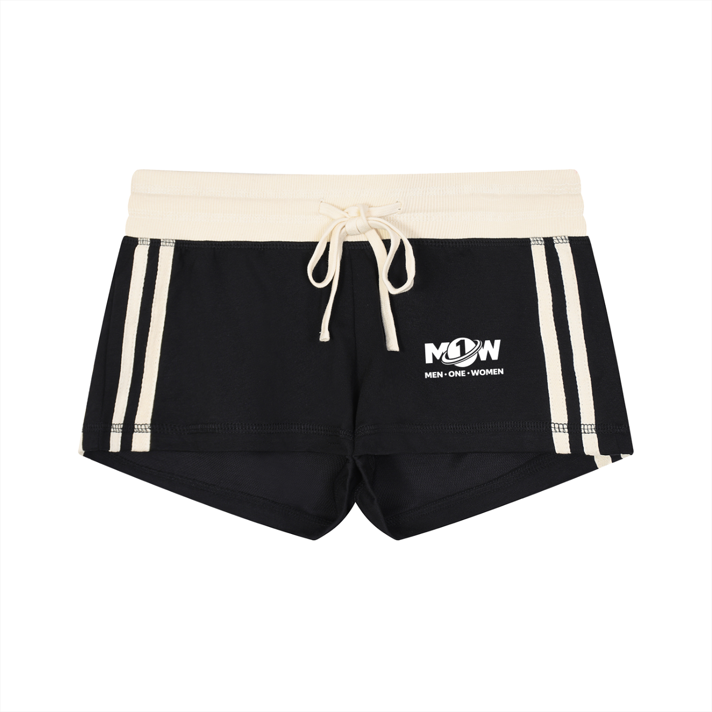 Women's Contrast Stripe Track Shorts