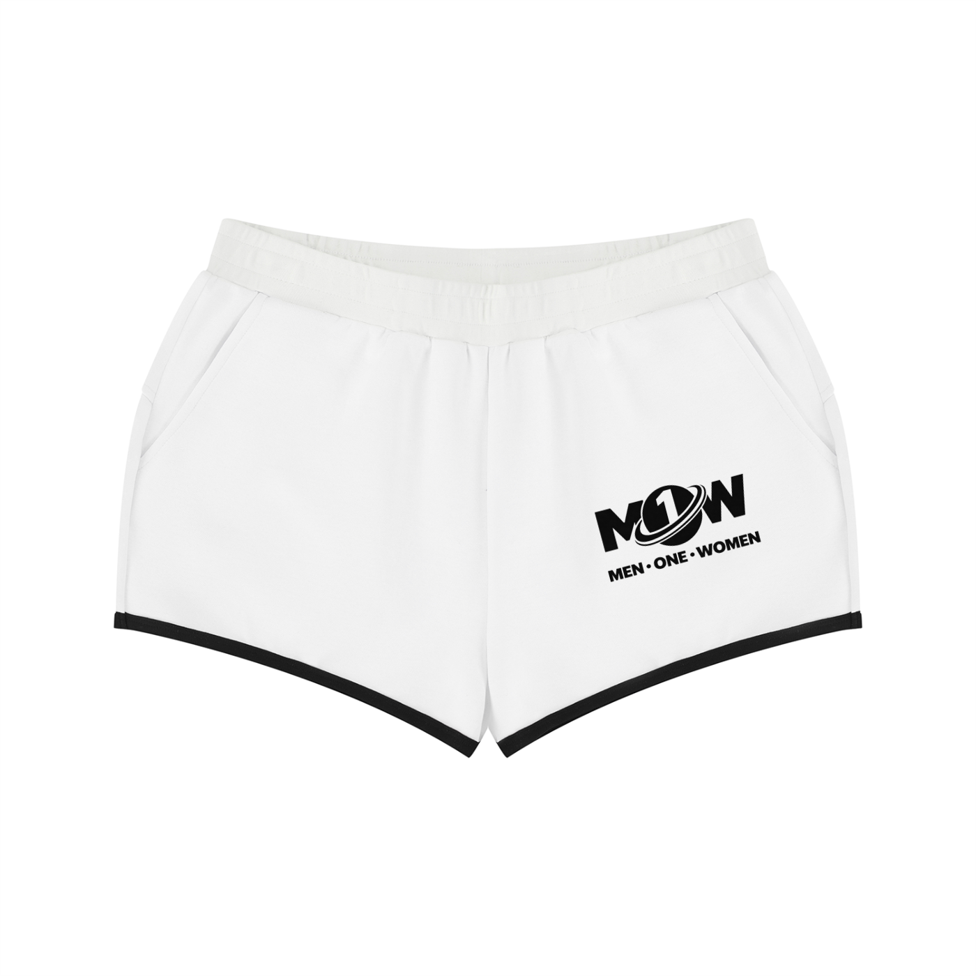 Women's Retro Contrast Binding Shorts