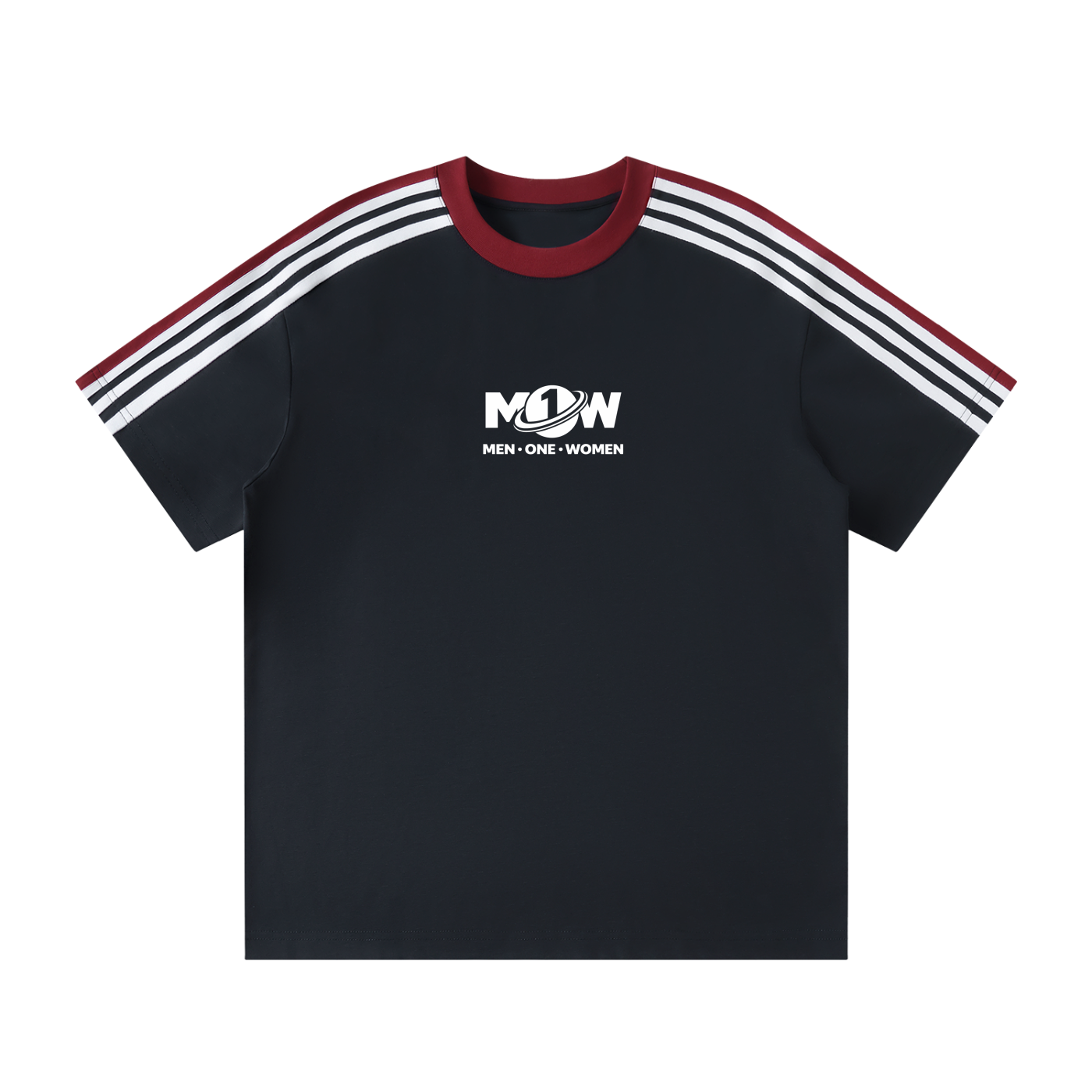 Unisex Colorblock Striped T-Shirt