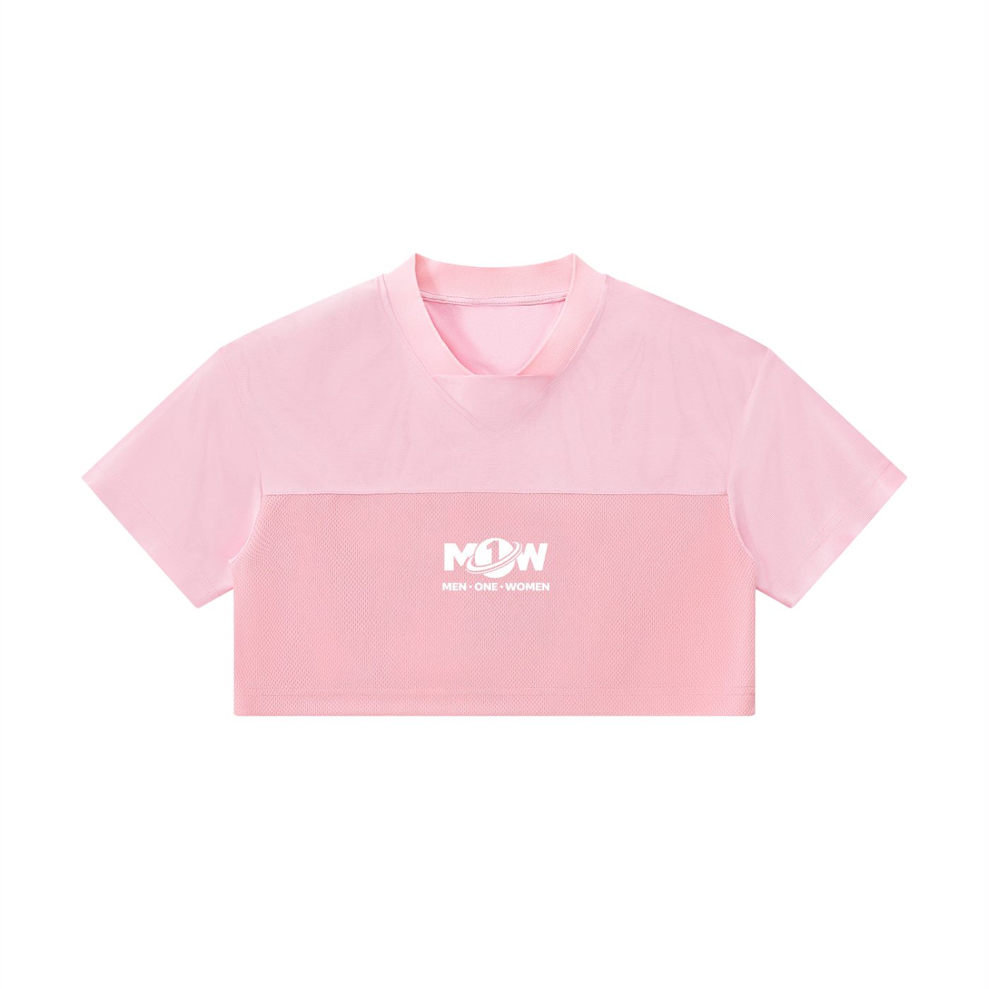 Women’s Cropped Paneled V-Neck Jersey