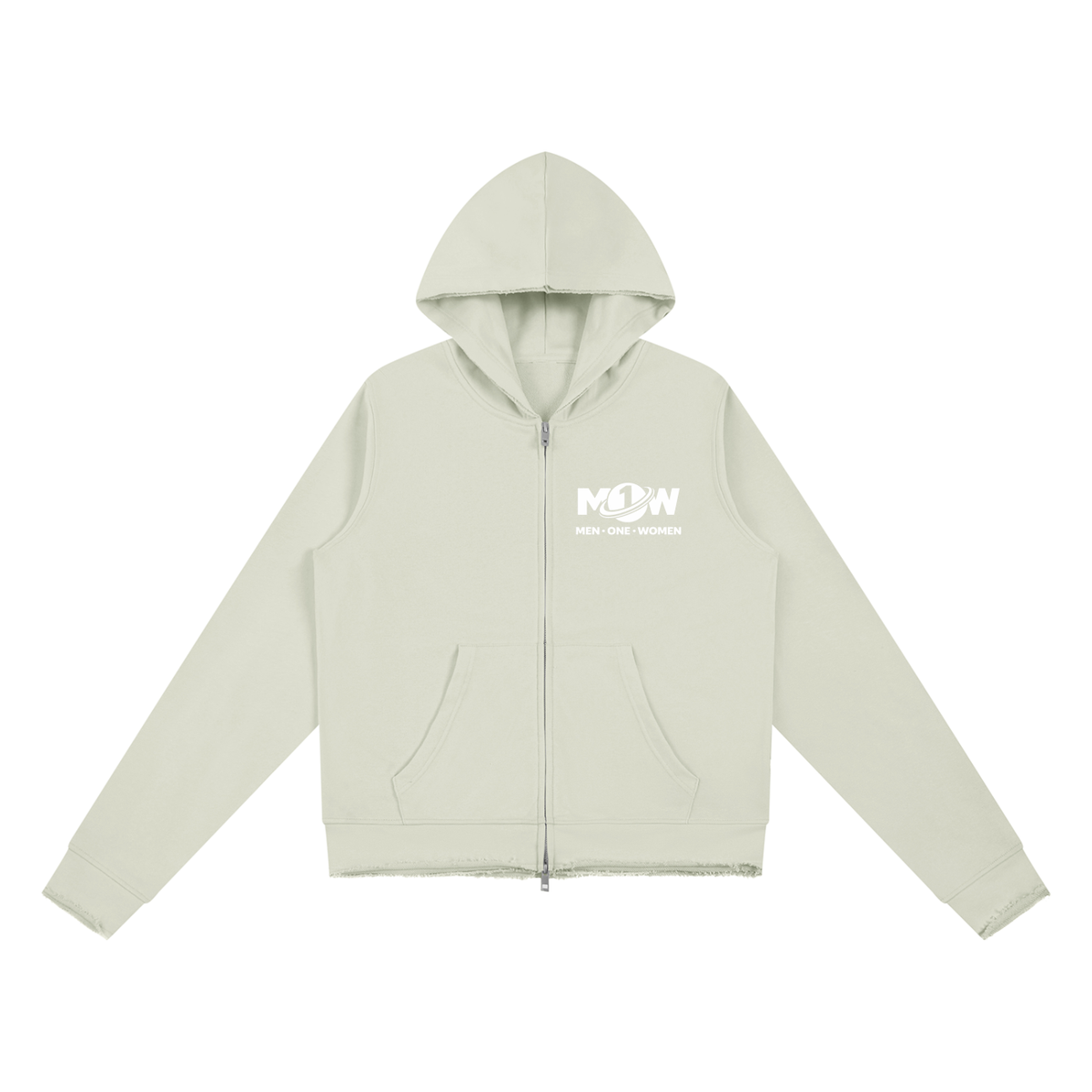 Women’s Raw Edge Full Zip Hoodie