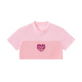 Women’s Cropped Paneled V-Neck Jersey