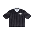 Unisex Pinstripe Collared Soccer Jersey