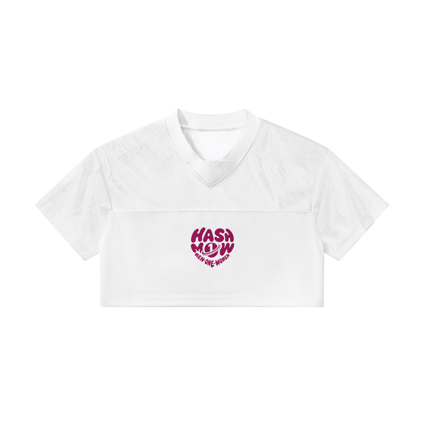 Women’s Cropped Paneled V-Neck Jersey