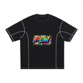 Streetwear Contrast-Stitched Cotton T-Shirt