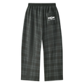 Unisex Plaid Straight Leg Pants