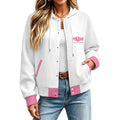 Women's Hooded Baseball Jacket