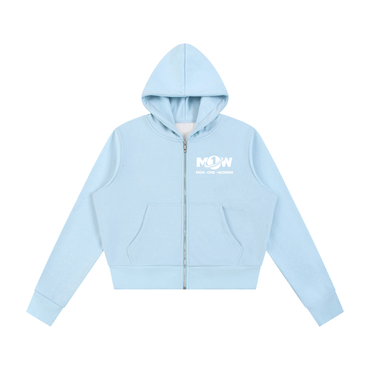 Women's Sparkles Fleece Full Zip Hoodie