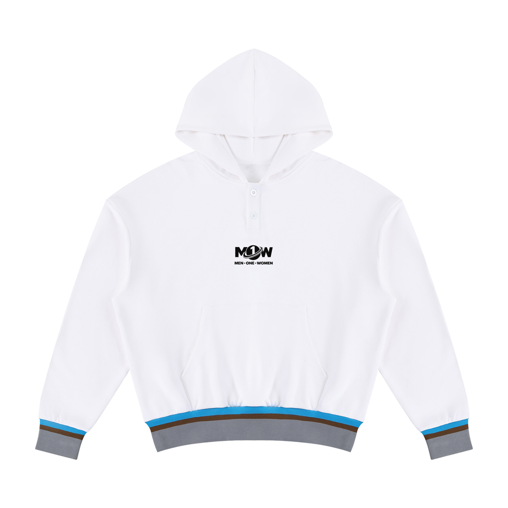 Unisex Oversized Color Block Boxy Hoodie