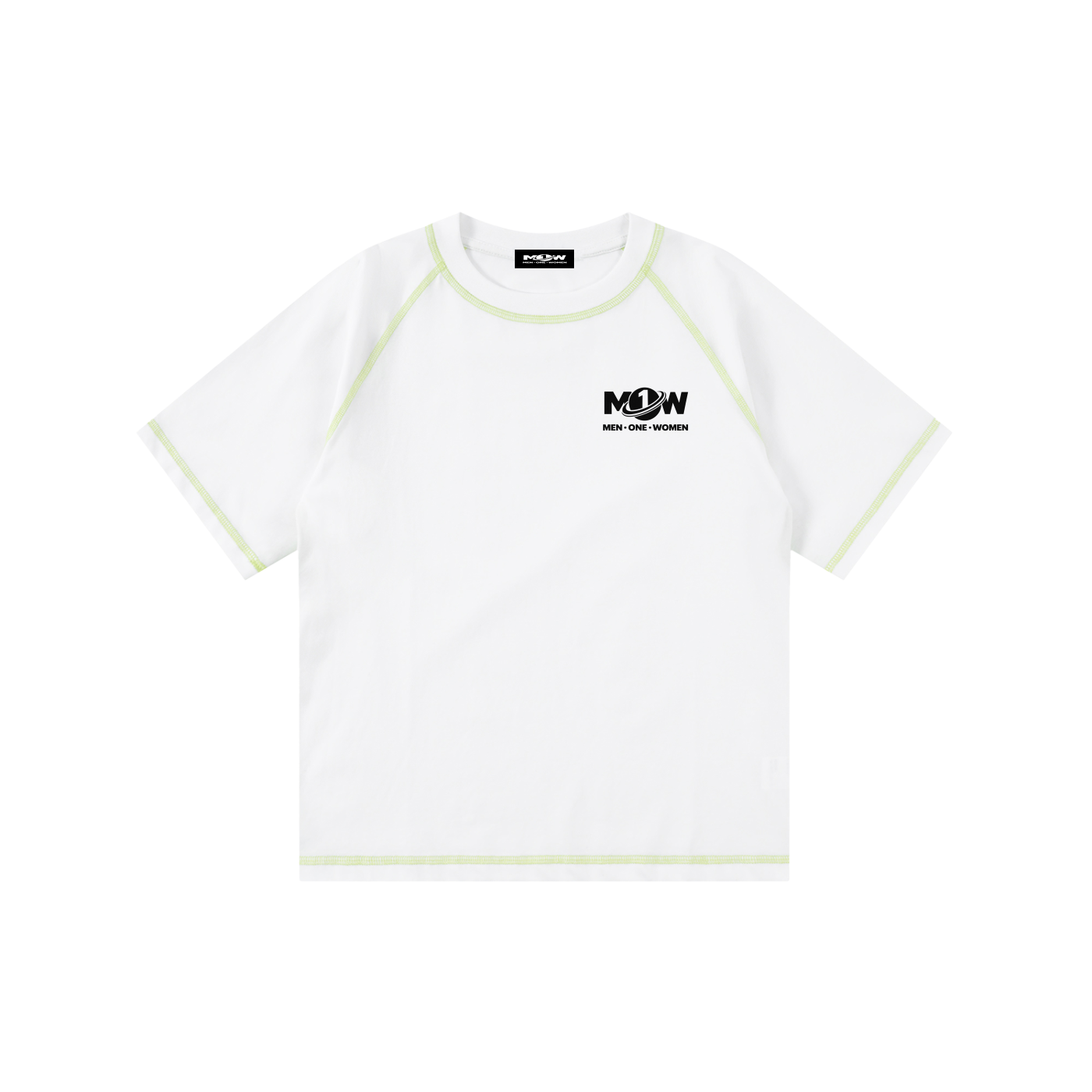 Loose Contrast-Stitched Kids' T-Shirt
