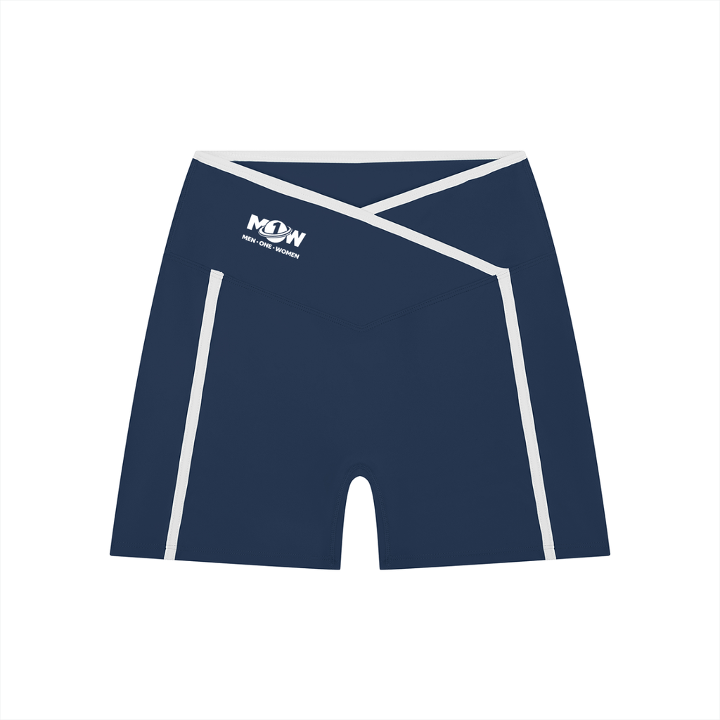 Women’s High Rise Color Block Yoga Shorts