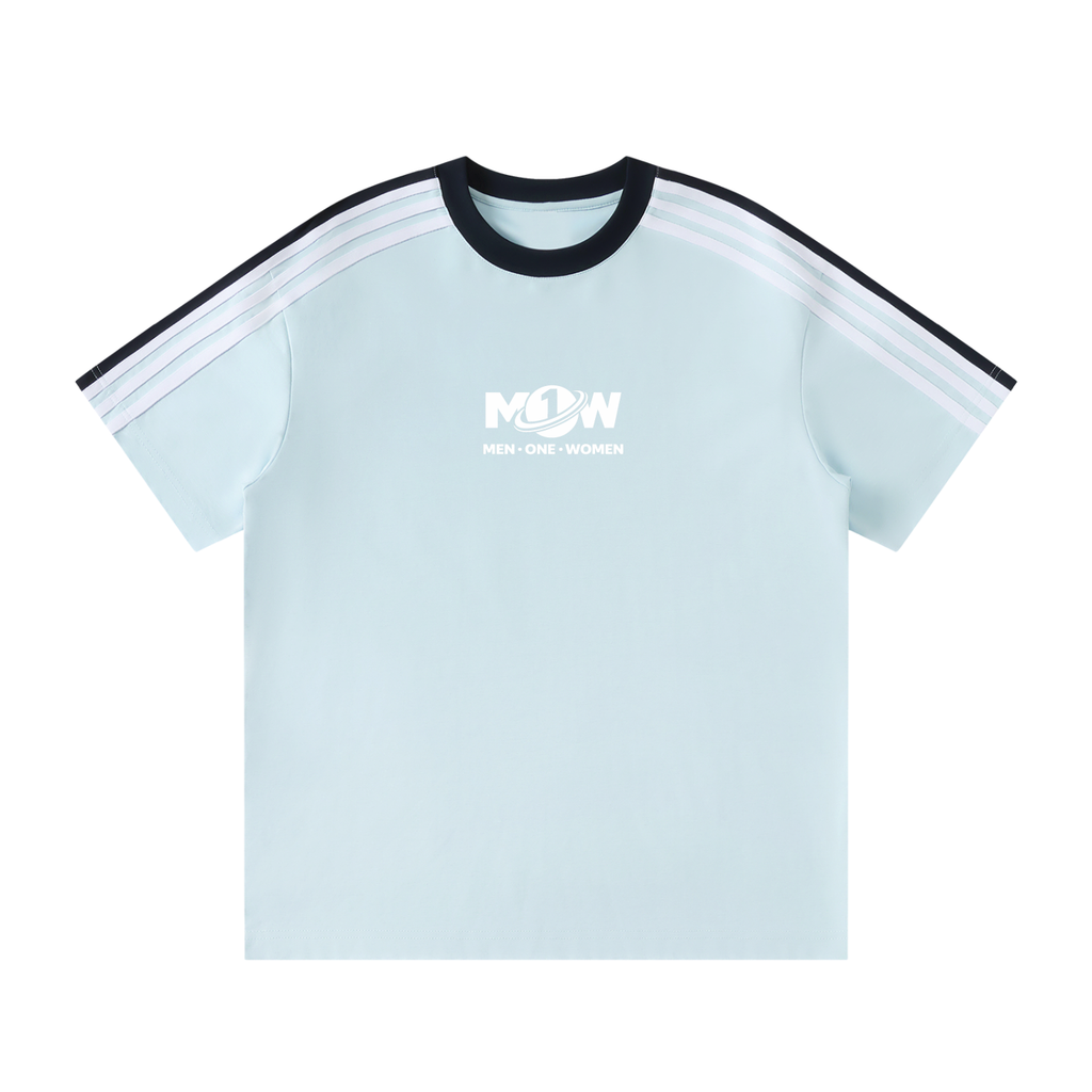 Unisex Colorblock Striped T-Shirt