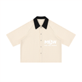 Unisex Color Block Boxy Short Sleeve Shirt