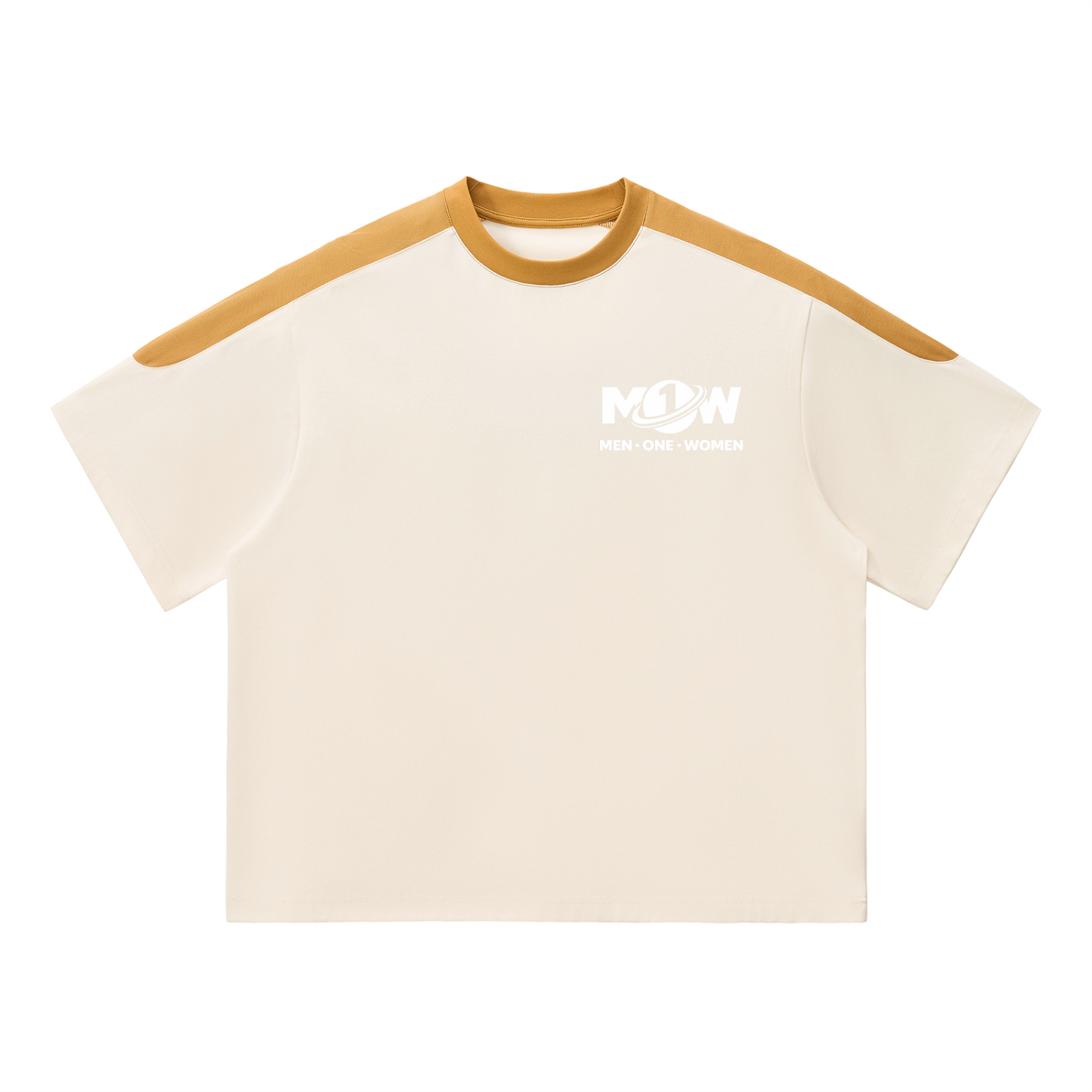 Unisex Color Block Oversized T-Shirt