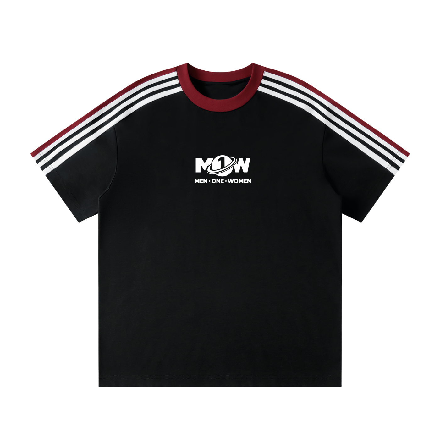 Unisex Colorblock Striped T-Shirt