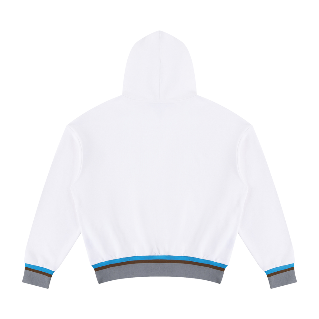 Unisex Oversized Color Block Boxy Hoodie