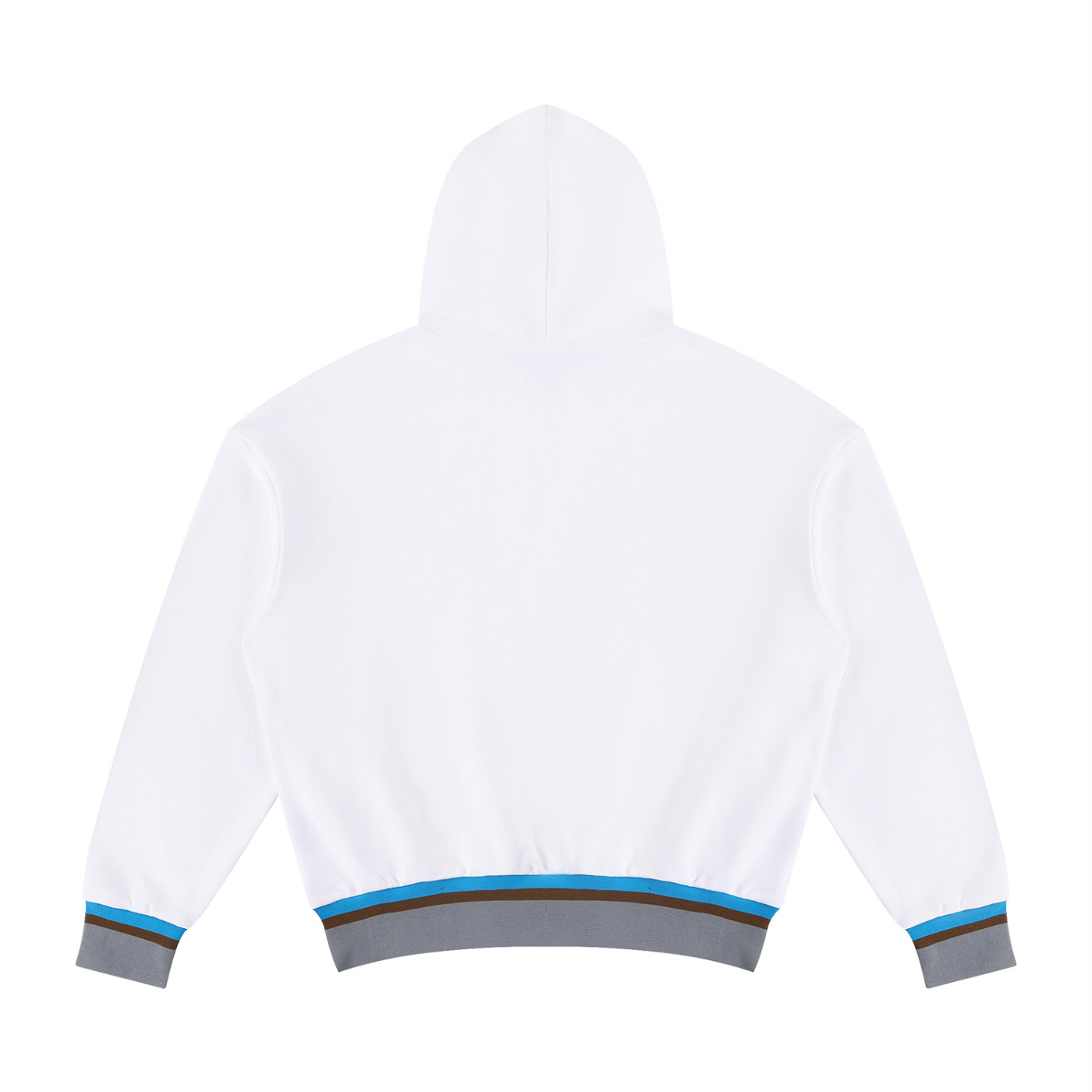 Unisex Oversized Color Block Boxy Hoodie