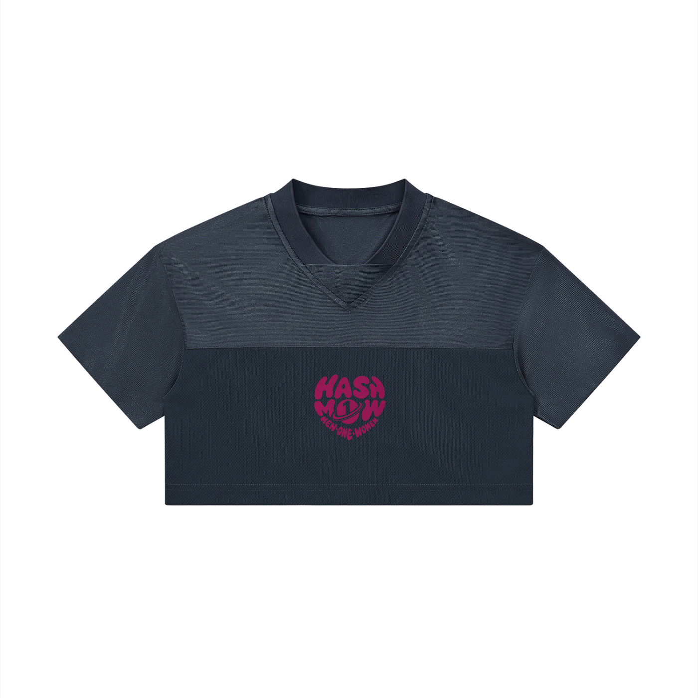 Women’s Cropped Paneled V-Neck Jersey