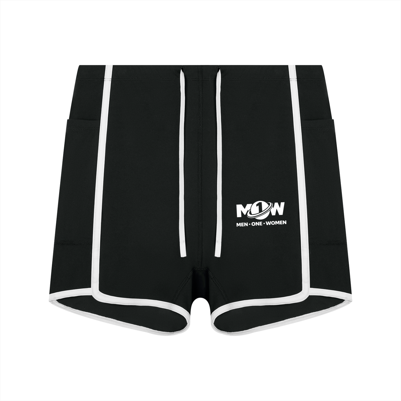 Women's High Rise Color Block Yoga Shorts