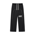 Contrast-Stitched Fleece Sweatpants