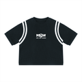 Unisex Color Block Waffle Boxy T-Shirt