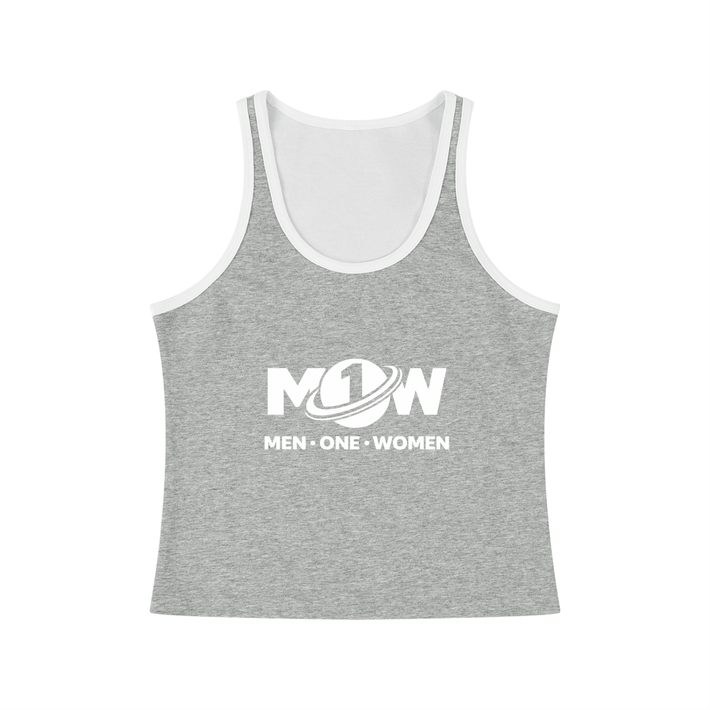 Women's Color Block Cropped Tank Top