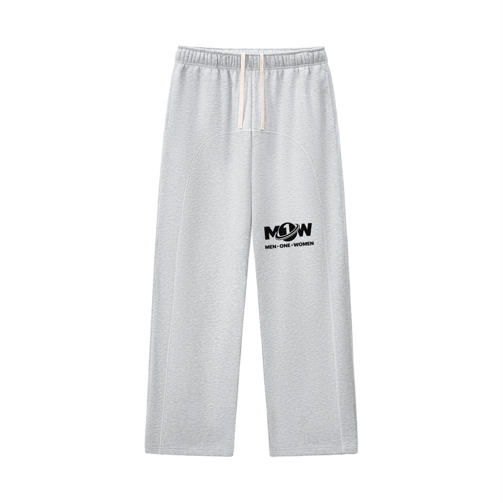 Contrast-Stitched Fleece Sweatpants