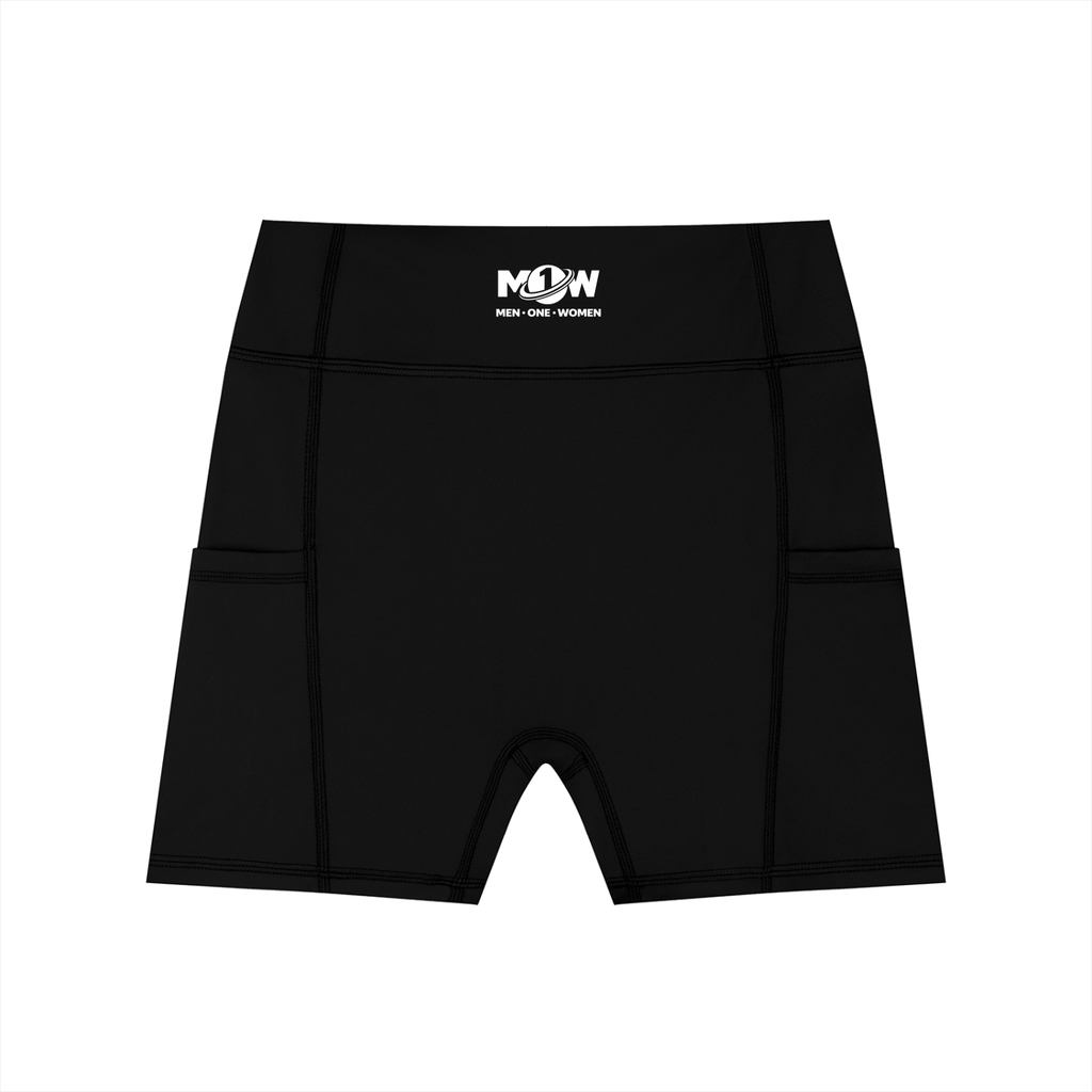 Women's High-Waisted Pocket Biker Shorts