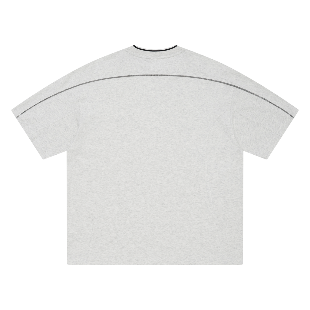 Unisex Oversized Contrast Tape T-Shirt