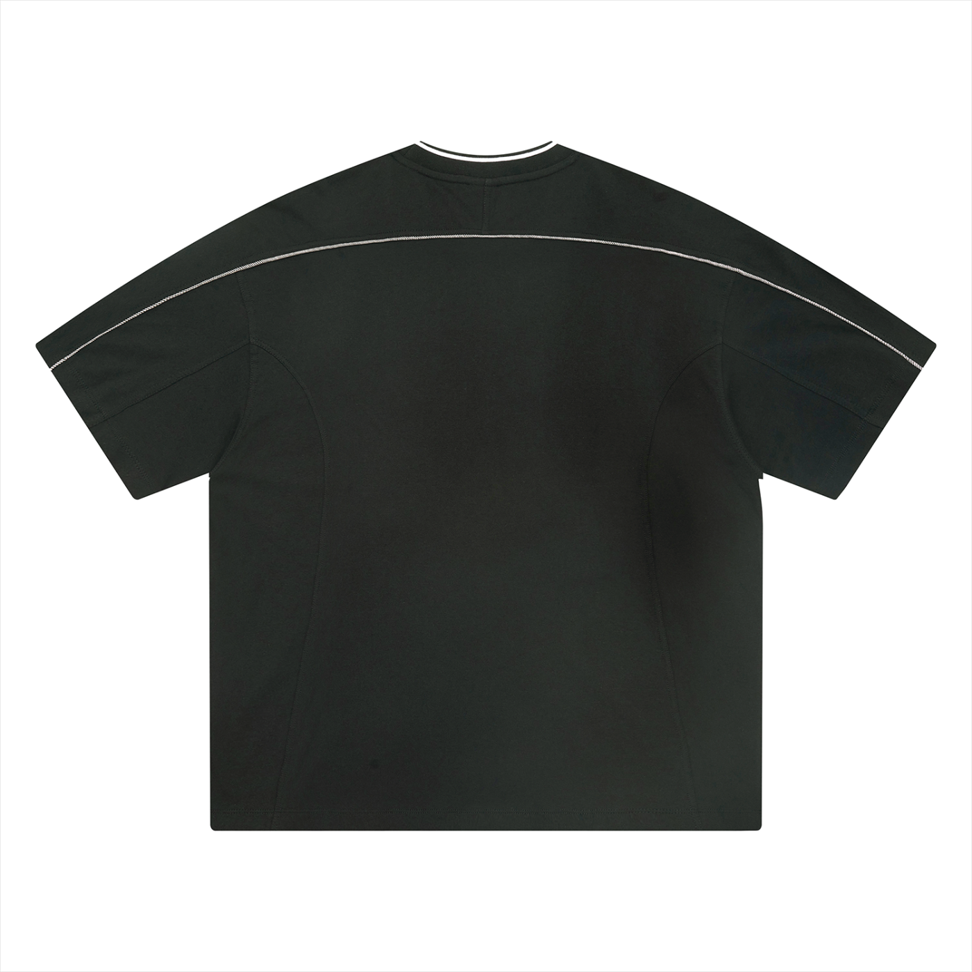 Unisex Oversized Contrast Tape T-Shirt
