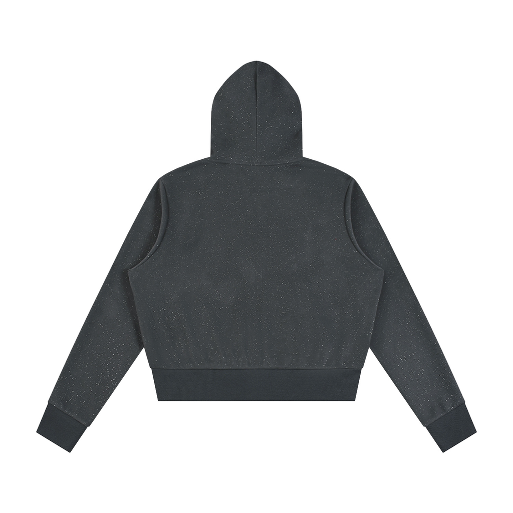 Women's Sparkles Fleece Full Zip Hoodie