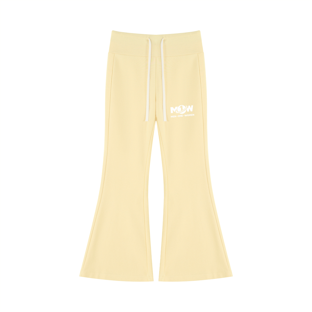 Women's Drawstring Flared Leg Pants