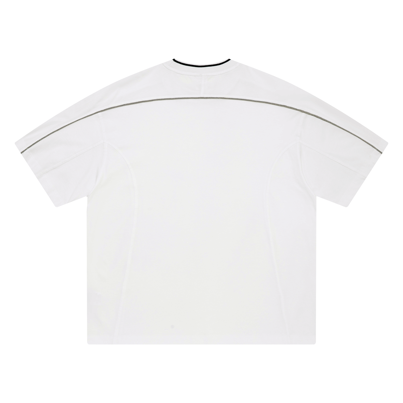 Unisex Oversized Contrast Tape T-Shirt