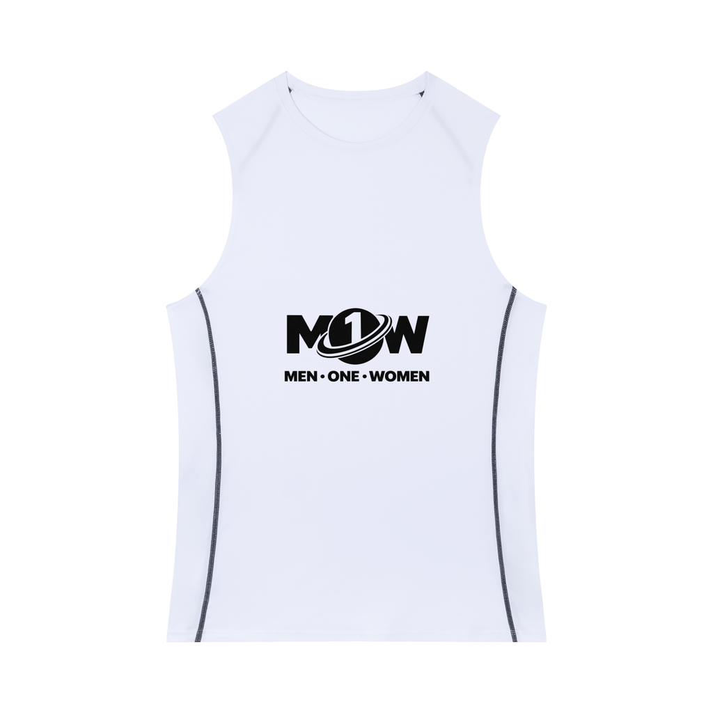 Men's Slim-Fit Topstitch Tank Top