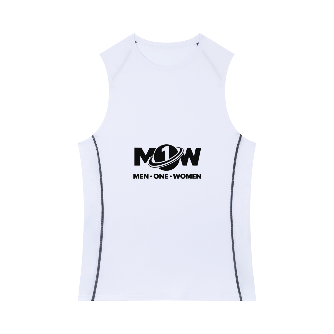 Men's Slim-Fit Topstitch Tank Top