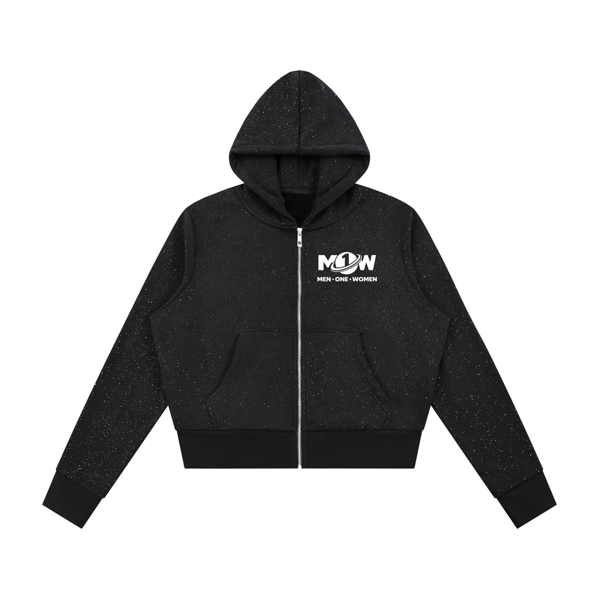Women's Sparkles Fleece Full Zip Hoodie