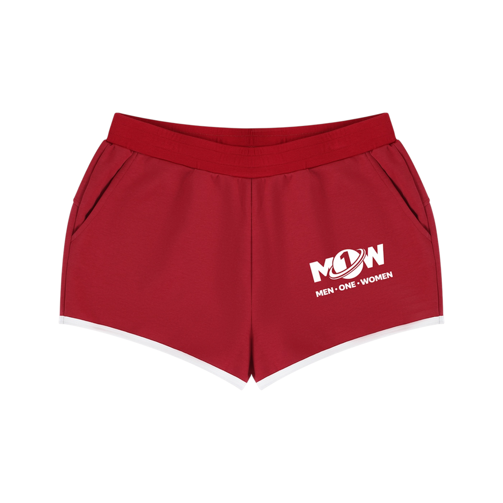 Women's Retro Contrast Binding Shorts