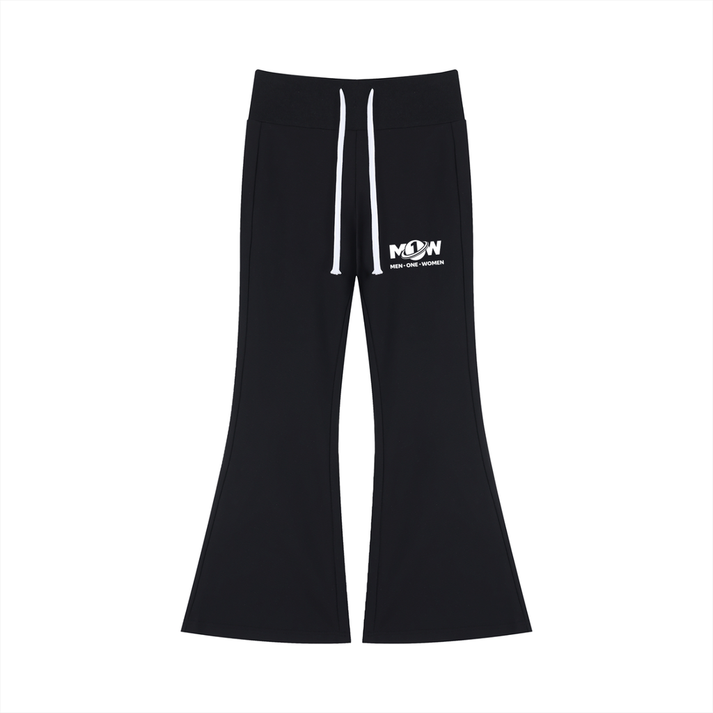 Women's Drawstring Flared Leg Pants
