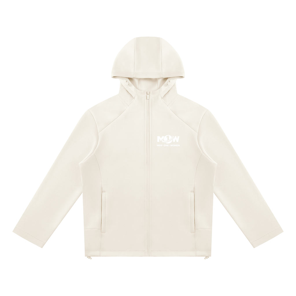 Unisex Paneled Full Zip Hoodie