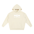 Contrast Tape Raw Edge Double Layered Hoodie