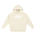 Contrast Tape Raw Edge Double Layered Hoodie