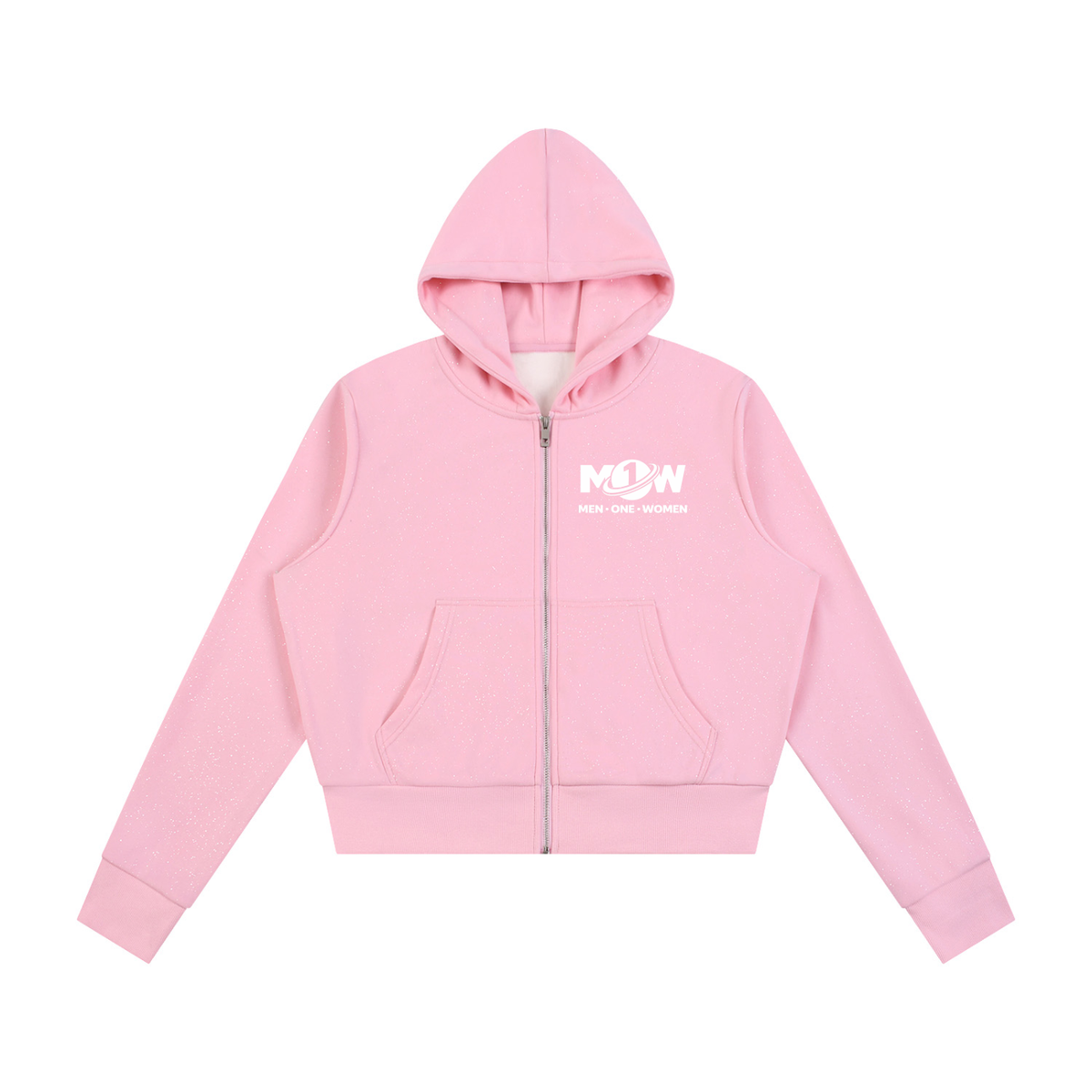 Women's Sparkles Fleece Full Zip Hoodie