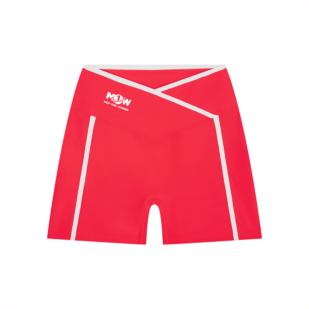 Women’s High Rise Color Block Yoga Shorts