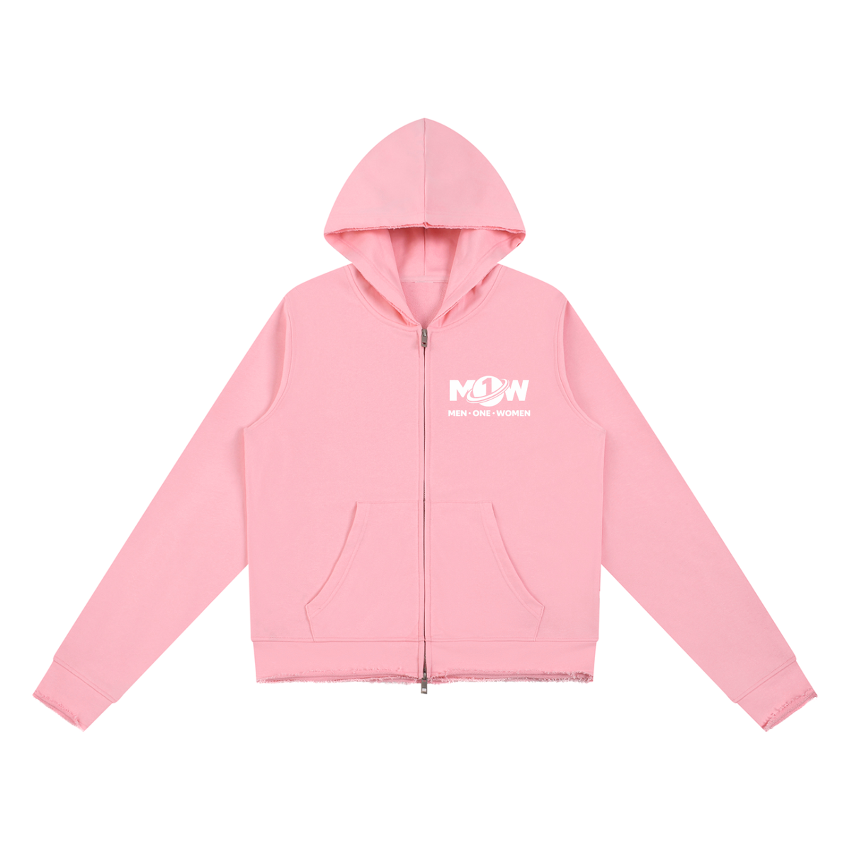 Women’s Raw Edge Full Zip Hoodie