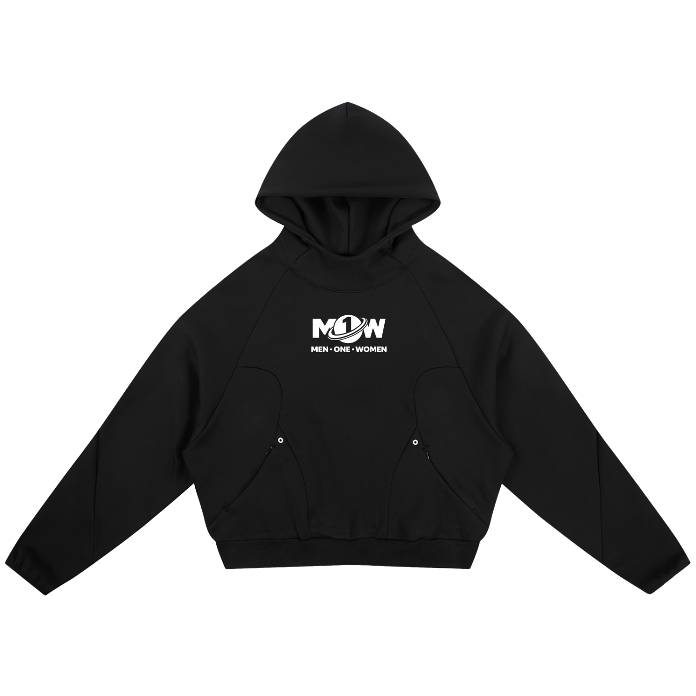 MØW Signature Curved Panel Raglan Hoodie