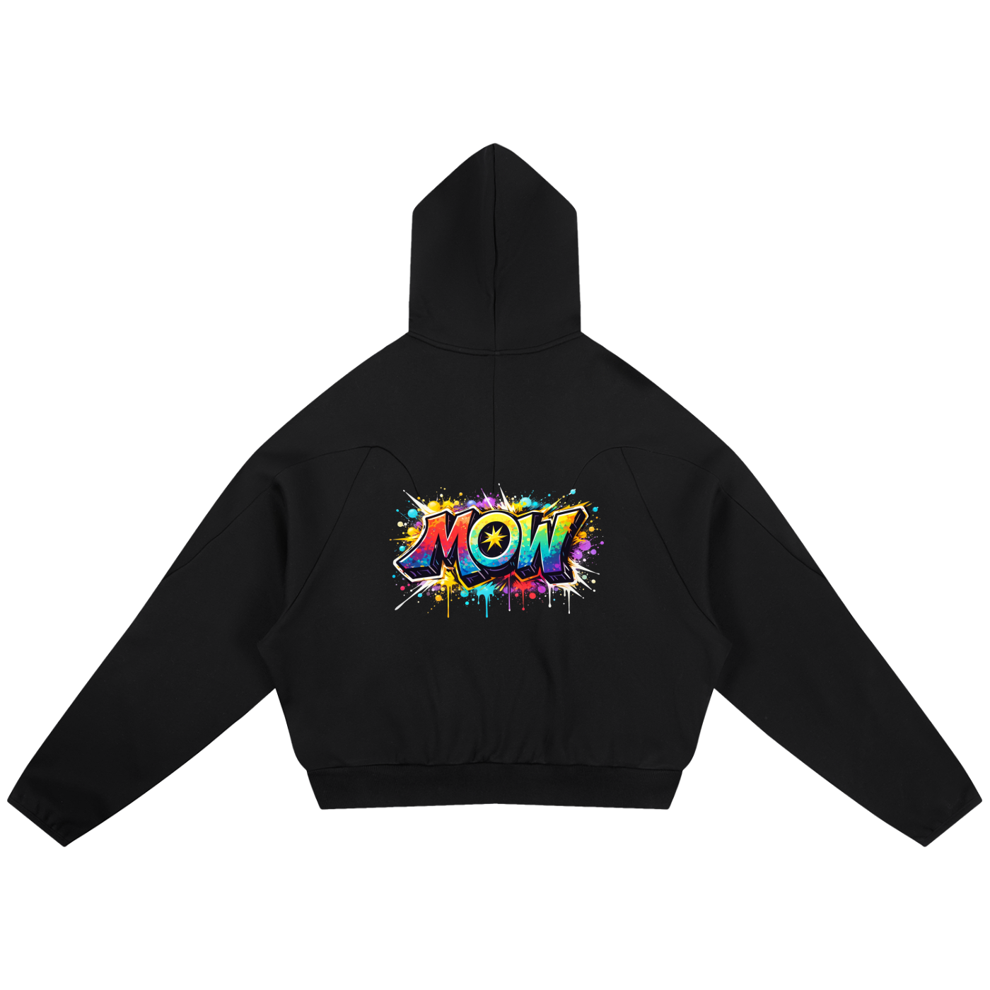 MØW Signature Curved Panel Raglan Hoodie